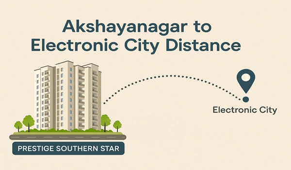 Akshayanagar to Electronic City Distance