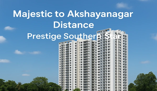 Majestic to Akshayanagar Distance