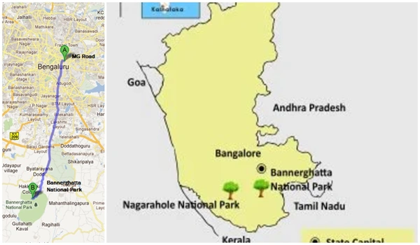 Bannerghatta National Park Location & Distance