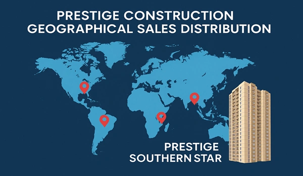 Prestige Construction Geographical Sales Distribution