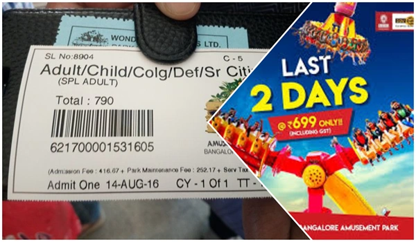 Wonderla Tickets & Entry Fee Wonderla Tickets & Entry Fee